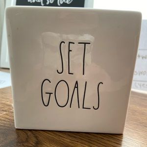 Rae Dunn Double Sided Decor Block